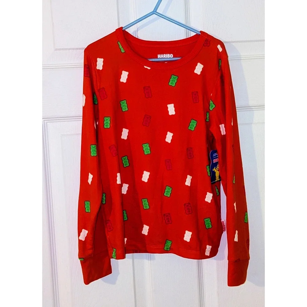 Haribo Red Gummy Bear Pajamas Set - Kids‎ Size 5T - Cute NWT $48